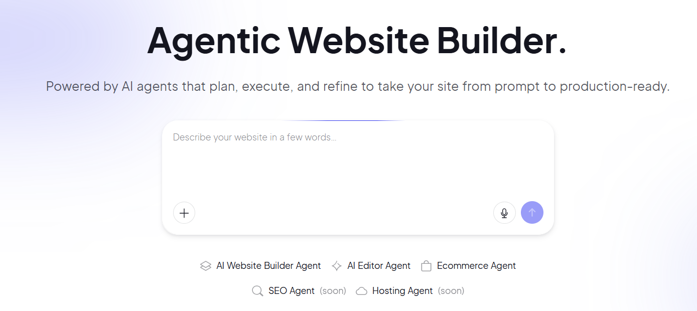 10Web AI website builder screenshot