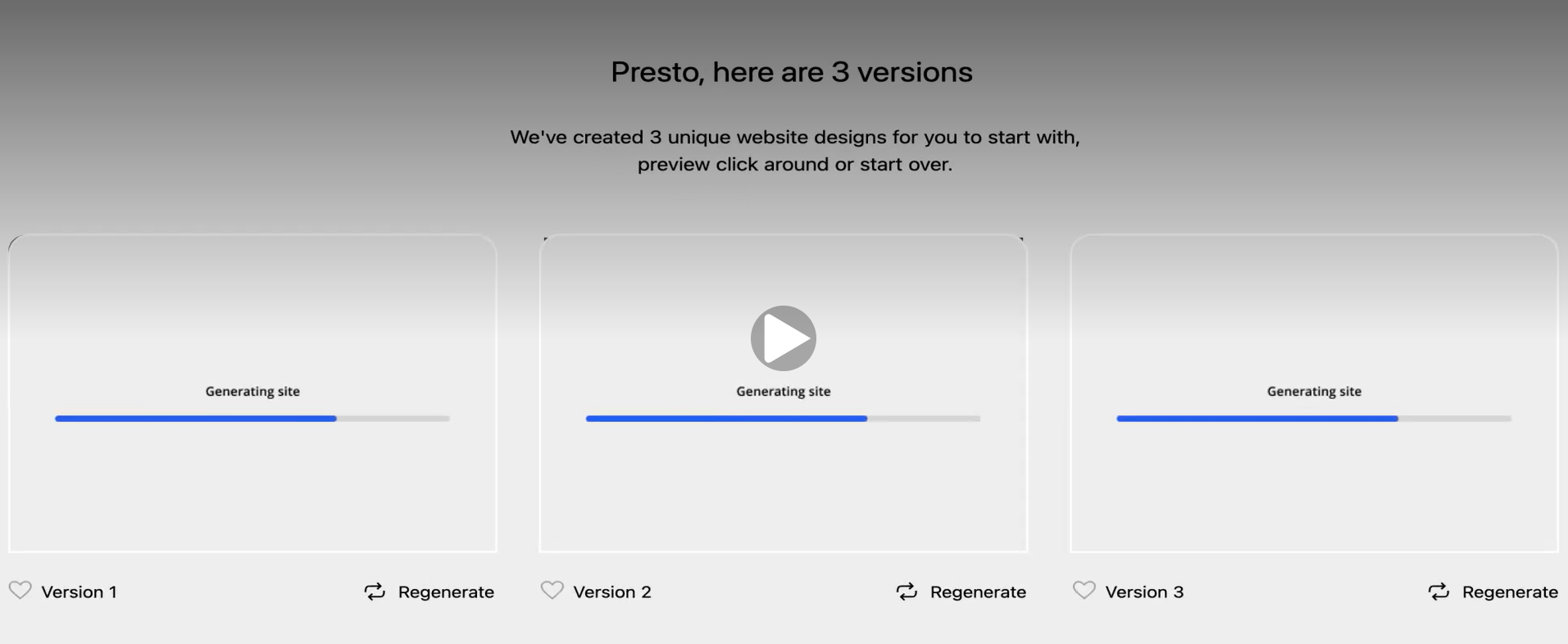 Bluehost website builder interface