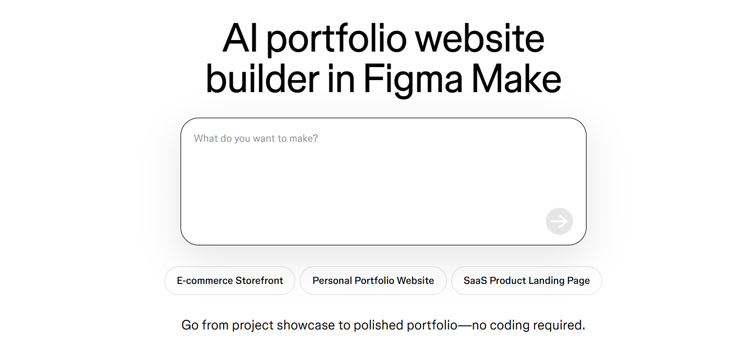 Visme portfolio builder interface