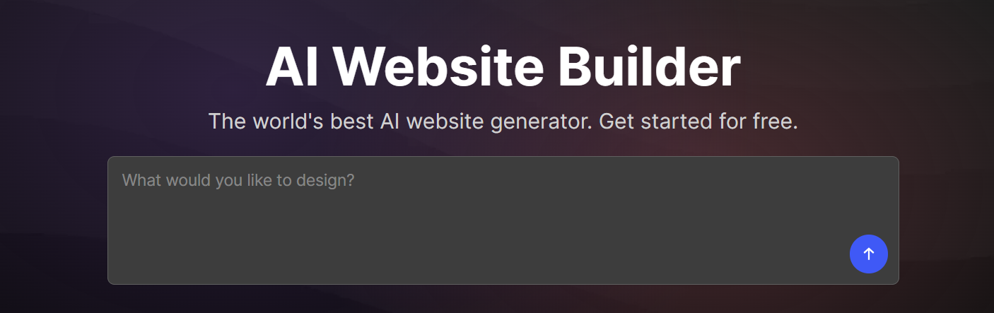 Design.com website builder screenshot