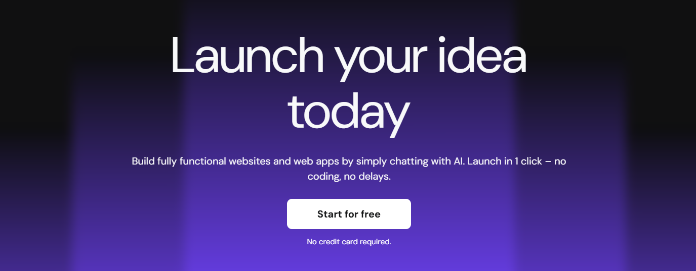 Hostinger Horizons website builder screenshot
